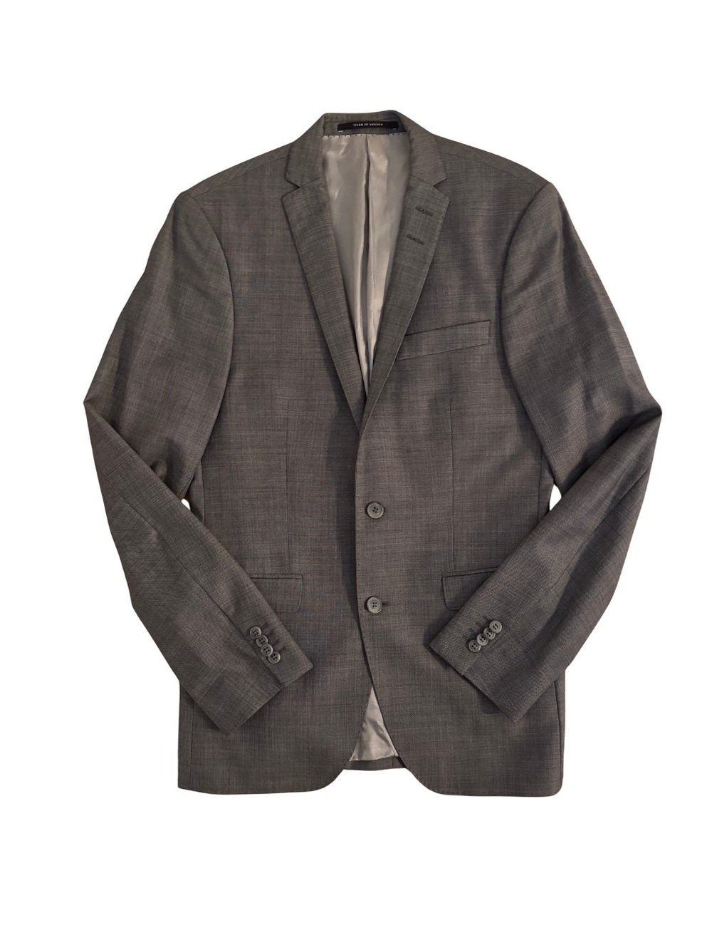Tiger of Sweden “Norden“ Slim Gray Two-Button Blazer